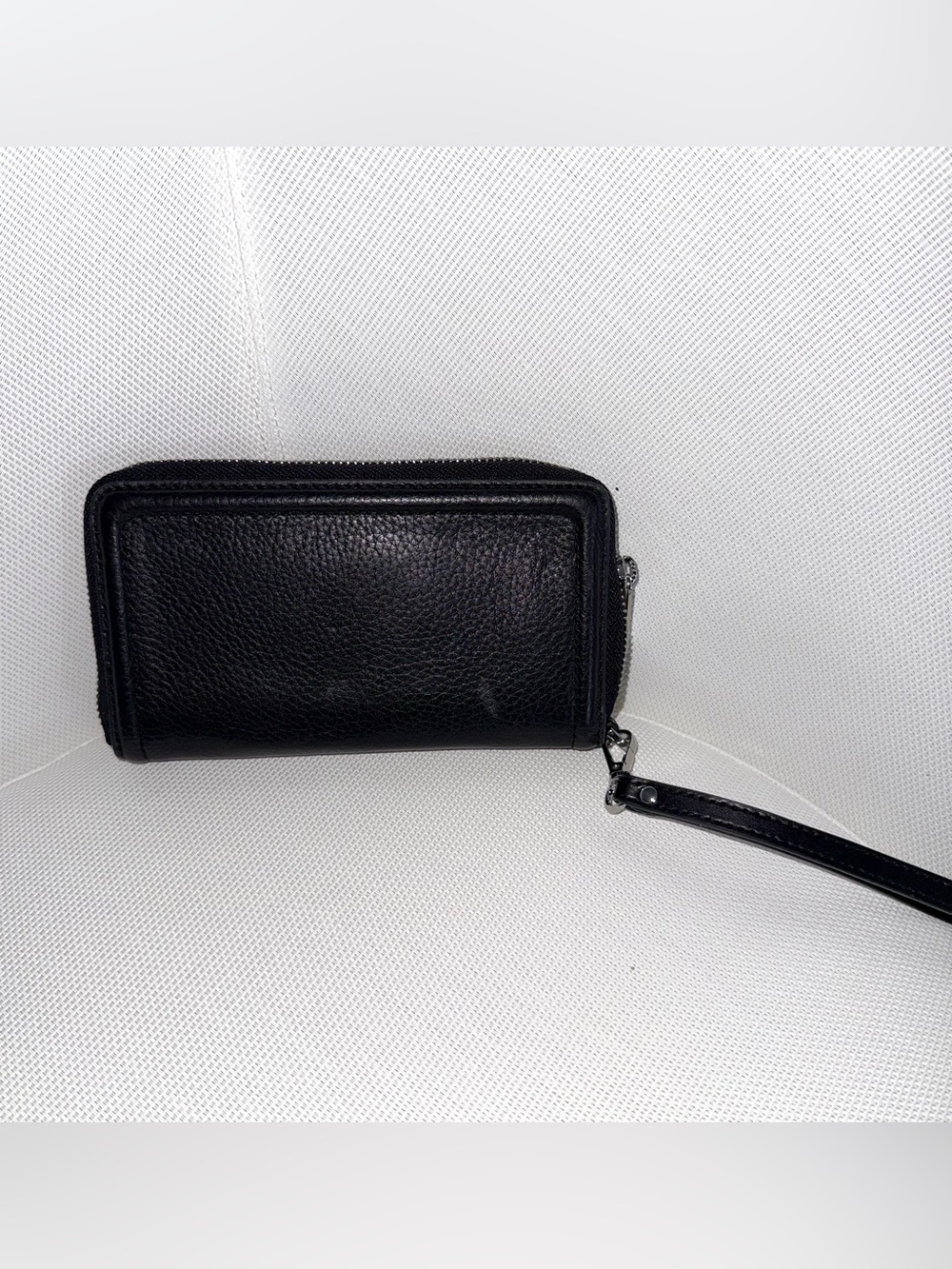 Michael Kors Black Leather Wristlet Wallet - Picture 3 of 5